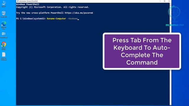 How To Rename Computer Using Power Shell Windows 10 - 11 смотреть онлайн
