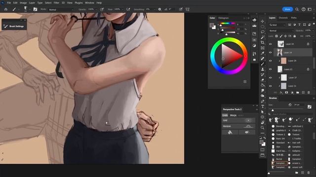 Photoshop Speedpaint - Reze смотреть онлайн