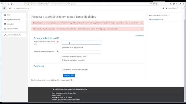 Ferramenta útil no software moodle! Troca de URL, imagens com problemas etc смотреть онлайн