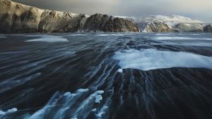 One with nature. Lake Baikal