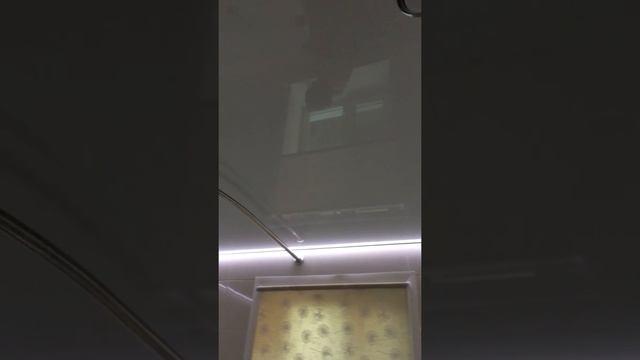 Контурная подсветка в ванной комнате.Натяжной потолок.Светодиодная подсветка натяжного потолка смотреть онлайн