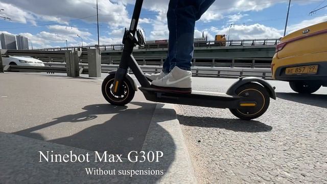 Ninebot Max G30P with Monorim suspensions смотреть онлайн