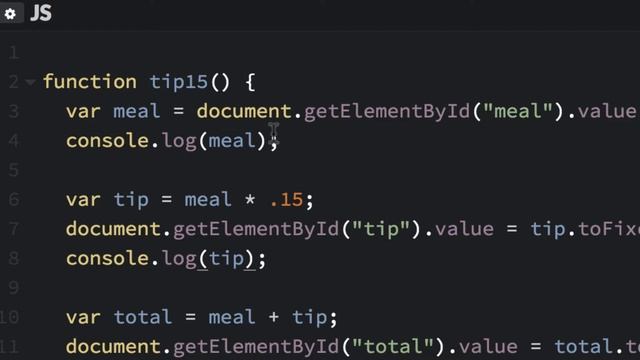 csc103-JS-tip-calculator-11 смотреть онлайн