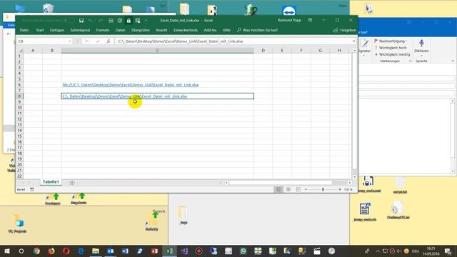 Aktiven Link zu einer Datei in Excel Word Outlook einfügen смотреть онлайн