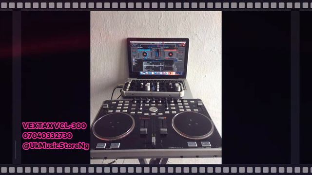 Vestax VCI-300 Dedicated USB MIDI DJ Controller For Serato ITCH (Black)