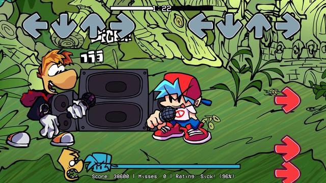 Friday Night Funkin' - V.S. Rayman [Legends] - FNF MODS [HARD] смотреть онлайн