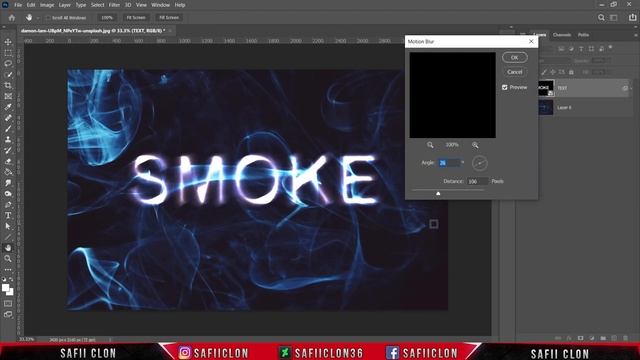 [ Photoshop Tutorial ] Smoke Text Effect in Photoshop CC смотреть онлайн