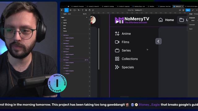 [Dec 12, 2022] More Navigation ? | Figma, OBS and Design help смотреть онлайн