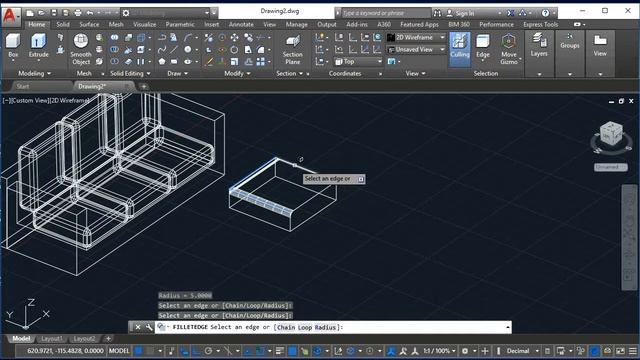 AutoCad Sofa Modelling/ InfoTech смотреть онлайн