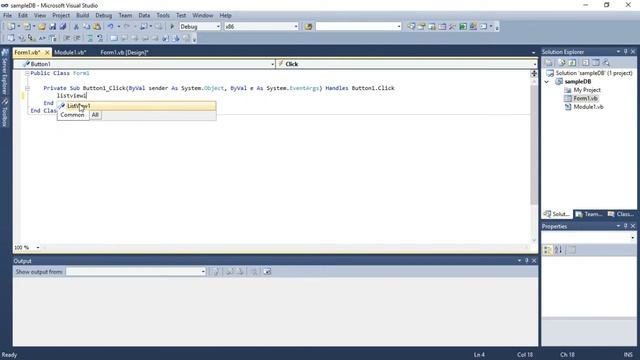 vb/ms access 1:View records in database смотреть онлайн