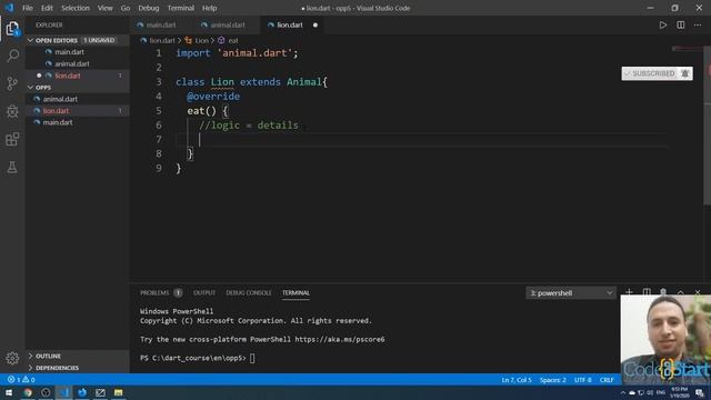 44- Dart Abstraction, abstract class and abstract methods (Arabic) смотреть онлайн