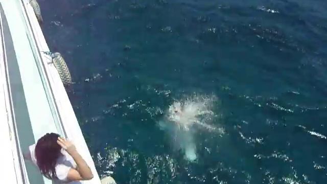 Прыжки в воду с корабля! Серега. 101В смотреть онлайн