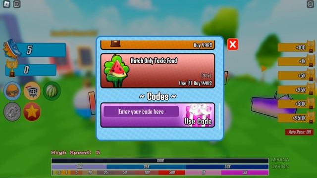 Roblox Fat Race Clicker New Codes November 2022 смотреть онлайн