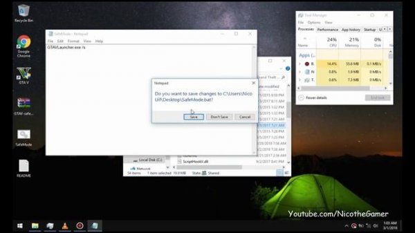 How to Run/Play GTA 5 in Safe Mode GTA V FPS Boost Lag Fix Low End PC (2019)