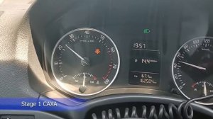 Чип тюнинг 1.4 TSI CAXA замеры динамики до и после