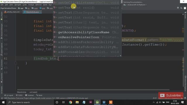 how to make a age calculator app in android studio[Hindi] смотреть онлайн