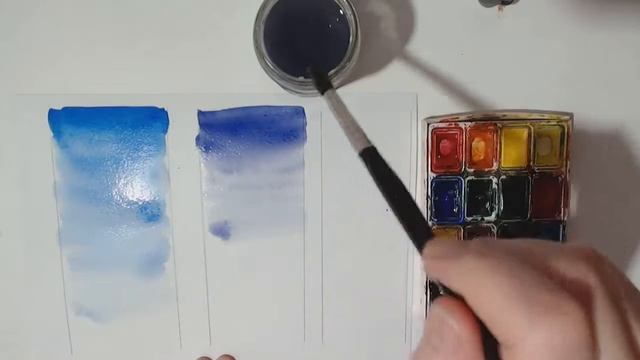 Детская акварель. цветовые растяжки смотреть онлайн