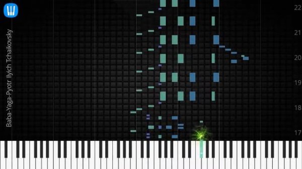 🎹 Baba-Yaga, Pyotr Ilyich Tchaikovsky, Synthesia Piano Tutorial