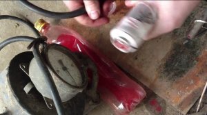 Заправляемый балончик с краской из аэрозольных балонов.