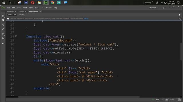 E Learning Website Development In PHP With PDO Part 10 Display All Categories In Admin Panel смотреть онлайн