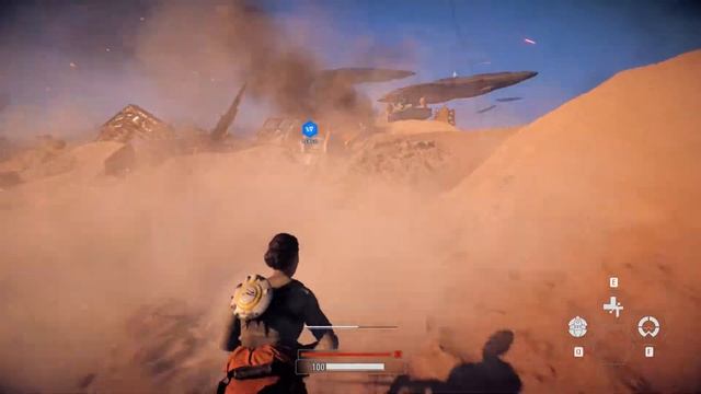 STAR WARS: BATTLEFRONT II ● THE BATTLE OF JAKKU ● X-Wing Fighter ● Campaign Walkthrough episode 12 смотреть онлайн