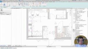 Фрагмент плана в REVIT