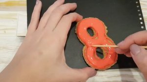 Украшаем имбирные пряники к 8 Марта