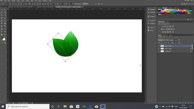 create a simple leaf in photoshop смотреть онлайн