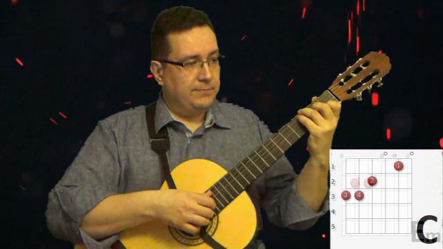 Как играть на гитаре "Любо, братцы, любо!" без баррэ (аккорды, перебор, бой, вступление) смотреть онлайн