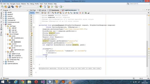 LOGIN CON INTENTOS en java web con sql server (JSP) смотреть онлайн