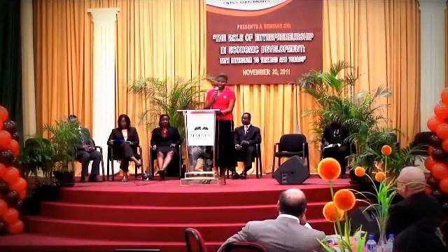 Presenters-Ms. Georgina Terry & Mr. Alvin Daniel And Others At A Seminar On Entrepreneurship