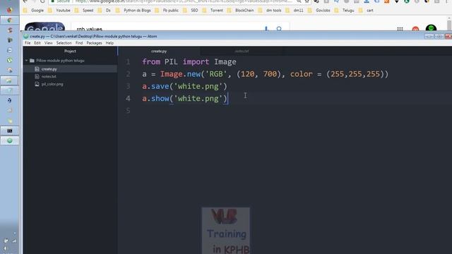 how to create new image in pillow module python telugu смотреть онлайн
