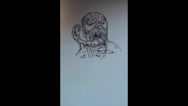 Inktober Art Process: Venom Sketches смотреть онлайн