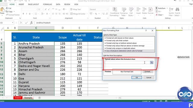 Easiest Way To Strikethrough Cell in Excel || How To Do A Strikethrough In Excel || dptutorials смотреть онлайн