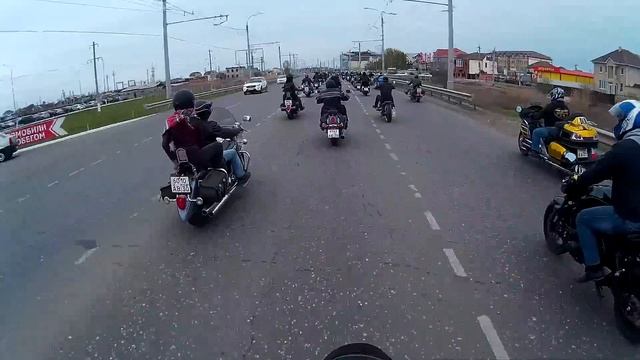 Открытие мотосезона 2017 Поездка в колонне Астрахань.mp4 смотреть онлайн