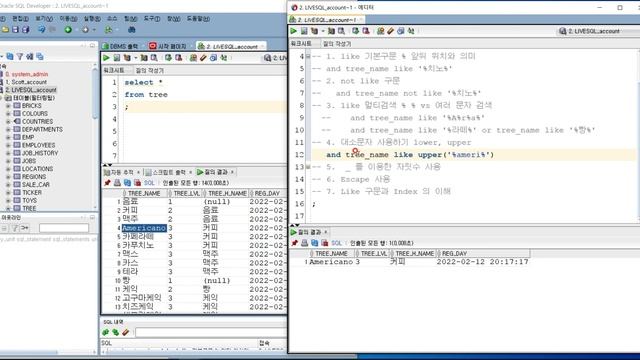 #14 [Oracle] LIKE검색 | Like 검색 딱 이만큼만.. 정리해 보았습니다. смотреть онлайн