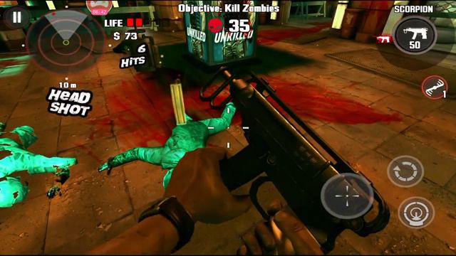 Dead Trigger - Первый взгляд старый игры стрелялки зомби боевой (android)