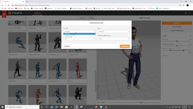 Importing FBX characters in blender 2.9+ смотреть онлайн