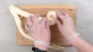 Слоеный Краффин с творожной начинкой