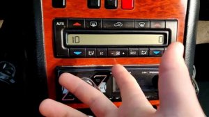 Диагностика климат-контроля Mercedes W140