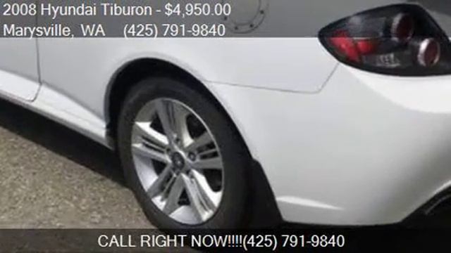 2008 Hyundai Tiburon GS 2dr Hatchback For Sale In Marysville
