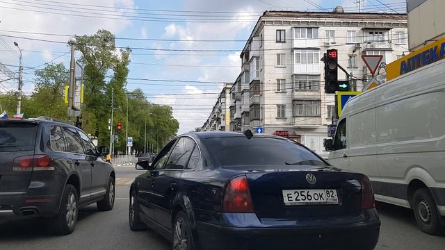 Поездка по Симферополю Крым. Через центр города. Люблю Симферополь. смотреть онлайн