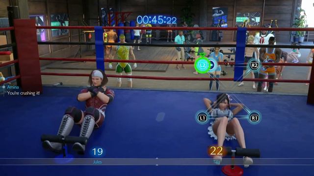 Final Sit Up minigame challenge Tifa vs Jules - Final Fantasy 7 Rebirth смотреть онлайн