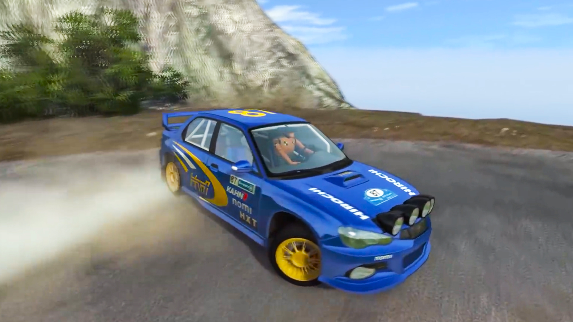 Beamng drive - Падение с обрыва 27 | HITGAMEZ