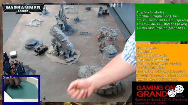 Warhammer 40K: Blood Angels v Custodes (Playoff) смотреть онлайн