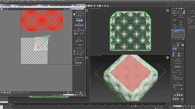 Unwrap UVW в 3dsMax | развертка материала в 3dsMax