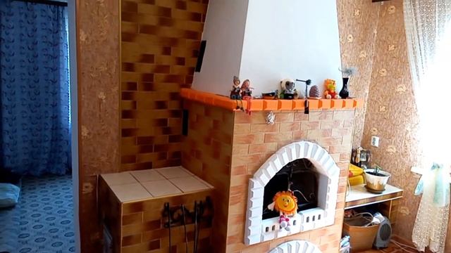 Открытый камин и печь для обогрева. смотреть онлайн
