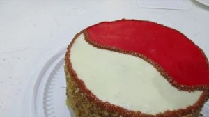 торт на день рождение  украшение наполеона