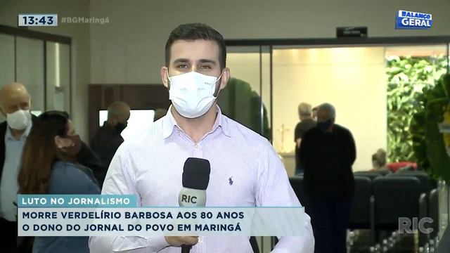 Morre Verdelírio Barbosa aos 80 anos, dono do Jornal do Povo de Maringá смотреть онлайн