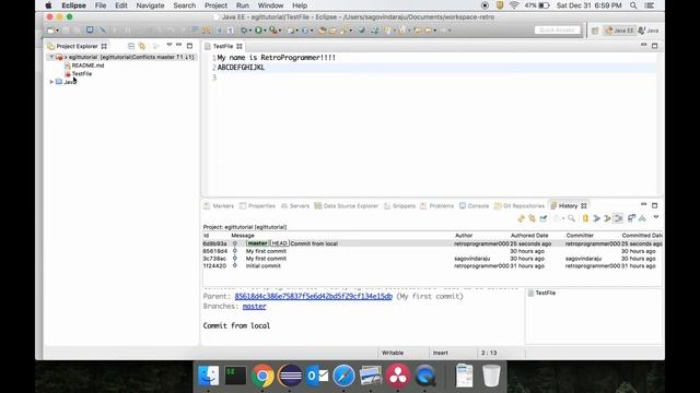 Fetch-Merge vs Rebase in Egit смотреть онлайн